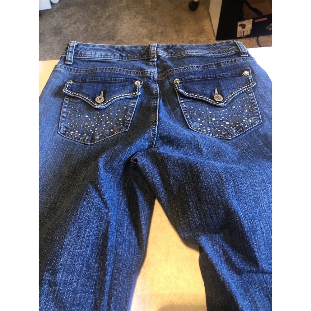 Style & Co Denim jeans Womens Size 4 Curvy Tummy Control Modern Boot Inseam 31 - Picture 9 of 12